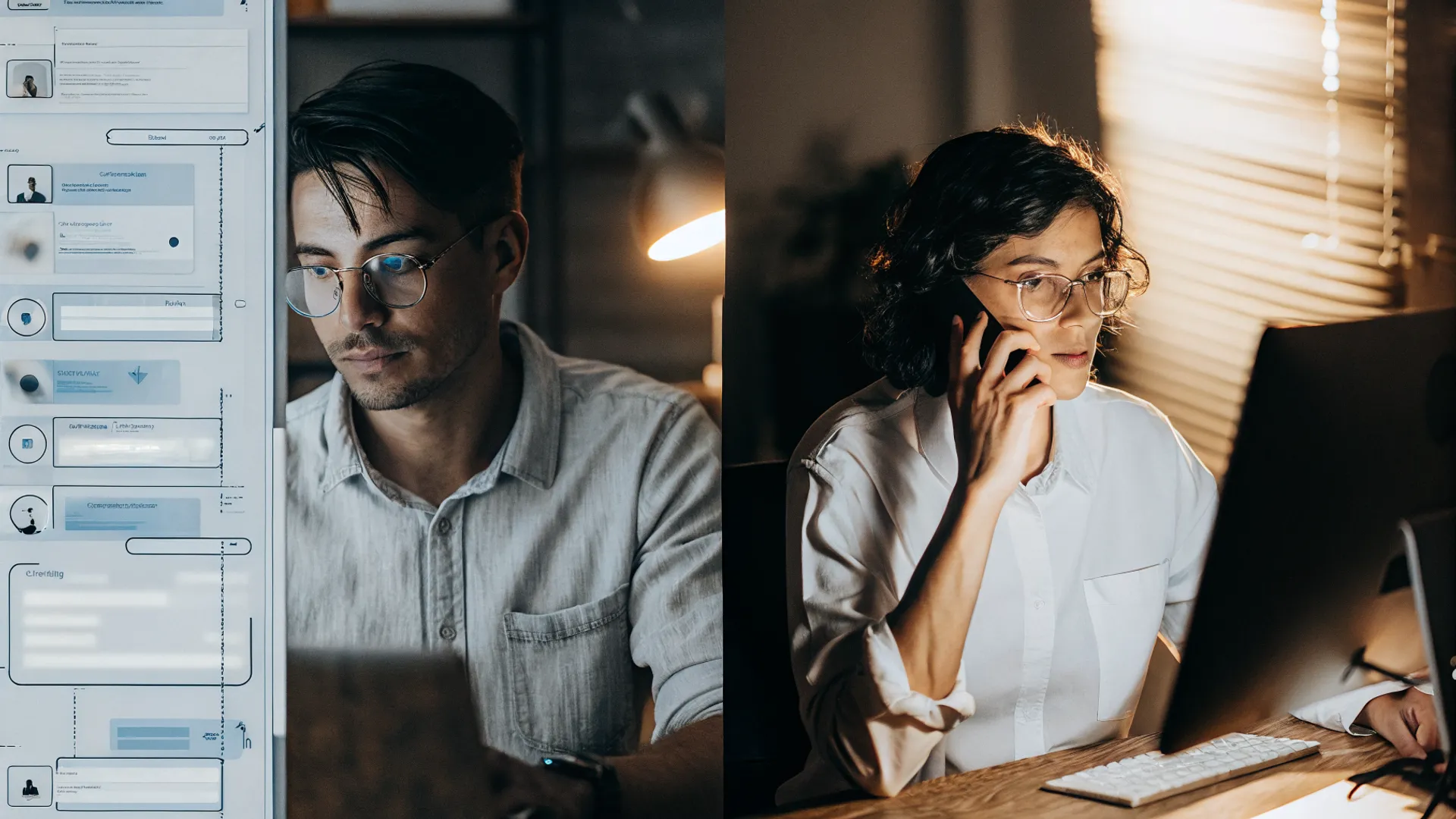 AI chatbot handling customer service inquiries on a computer screen