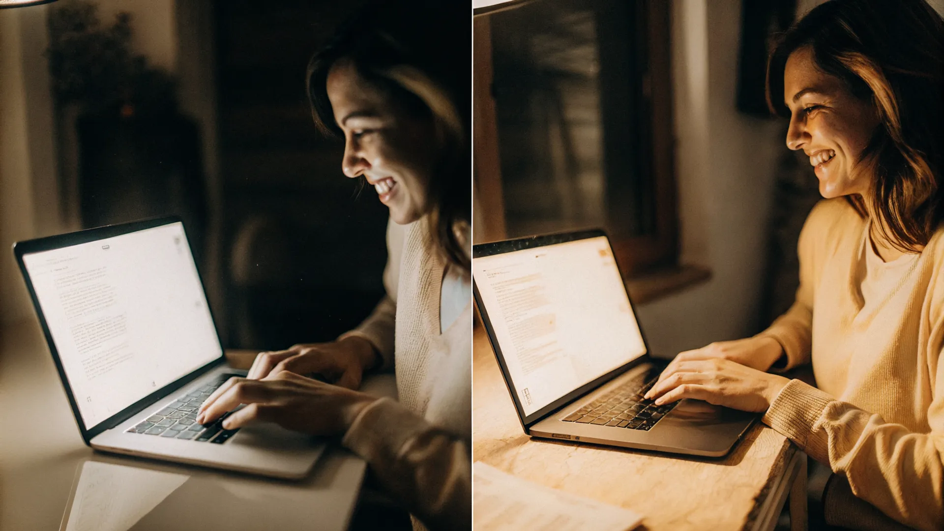 Person using screen reader software to navigate a website on a computer monitor
